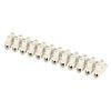 Šroubová svorkovnice 12× 2,5–4 mm2, 450 V, bílá