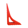 Zarážka do dveří a oken DOOR STOPPER (Varianta 1 ks černá)