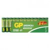 Zinková baterie GP Greencell AAA (R03) 12 ks, fólie  B1210F