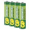 Zinková baterie GP Greencell AAA (R03), 4 ks  B1211