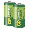 Zinková baterie GP Greencell D (R20), 2 ks