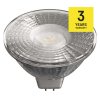 LED žárovka Classic MR16 / GU5,3 / 4,5 W (28 W) / 380 lm / teplá bílá  ZQ8433