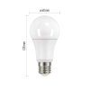 LED žárovka Classic A60 / E27 / 10,7 W (75 W) / 1 060 lm / teplá bílá  ZQ5150.3