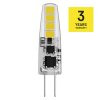 LED žárovka Classic JC / G4 / 1,9 W (21 W) / 200 lm / teplá bílá  ZQ8620