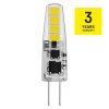 LED žárovka Classic JC / G4 / 1,9 W (21 W) / 200 lm / neutrální bílá  ZQ8621