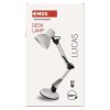 Stolní lampa LUCAS na žárovku E27, bílá