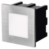 LED orientační vestavné svítidlo AMAL 80×80 1,5W neutr. bílá,IP65 1 ks, krabice  ZC0111