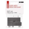 Redukce SCART na 3x CINCH + SVHS adaptér