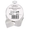 Prodlužovací kabel 1,5 m / 1 zásuvka / bílý / PVC / 1 mm2