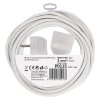 Prodlužovací kabel 5 m / 1 zásuvka / bílý / PVC / 1 mm2