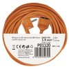 Prodlužovací kabel 20 m / 1 zásuvka / oranžový / PVC / 230 V / 1,5 mm2  P01120