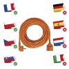 Prodlužovací kabel 20 m / 1 zásuvka / oranžový / PVC / 230 V / 1,5 mm2  P01120
