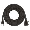 Venkovní prodlužovací kabel 25 m / 1 zásuvka / černý / guma-neopren / 230 V / 2,5 mm2  P01725R