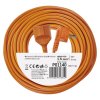 Prodlužovací kabel 40 m / 1 zásuvka / oranžový / PVC / 230 V / 1,5 mm2