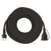 Venkovní prodlužovací kabel 30 m / 1 zásuvka / černý / guma-neopren / 230 V / 1,5 mm2  P01730
