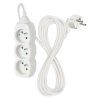 Prodlužovací kabel 5 m / 3 zásuvky / bílý / PVC / 1 mm2  P0315