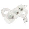 Prodlužovací kabel 5 m / 3 zásuvky / bílý / PVC / 1 mm2  P0315