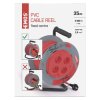 Prodlužovací kabel na bubnu 25 m / 4 zásuvky / červený / PVC / 230 V / 1,5 mm2  P19425P