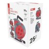 Prodlužovací kabel na bubnu 25 m / 4 zásuvky / červený / PVC / 230 V / 1,5 mm2  P19425P