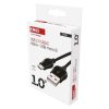 Rychlonabíjecí a datový kabel USB-A 2.0 / micro USB-B 2.0, Quick Charge, 1 m, černý  SM7004B