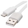Nabíjecí a datový kabel USB-A 2.0 / Lightning MFi, 1 m, bílý  SM7013W