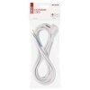Flexo šňůra PVC 3× 1,0mm2, 5m, bílá  S14315