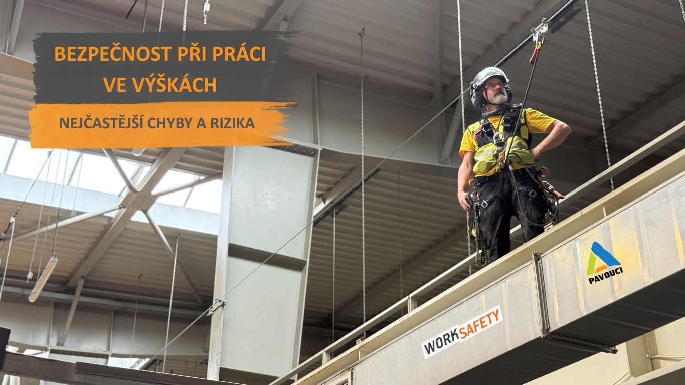 Bezpečnost při práci ve výškách: nejčastější chyby a rizika