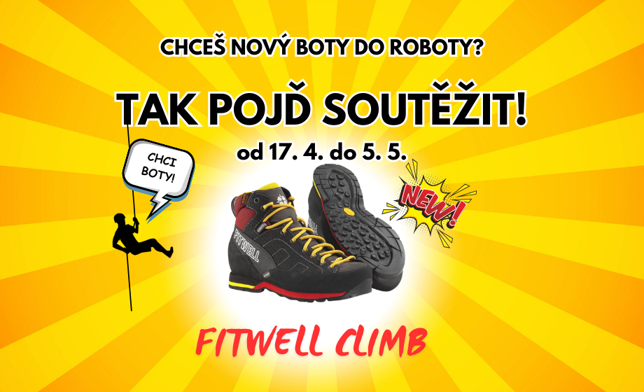 Súťaž o nové stromolezecké topánky FITWELL CLIMB!
