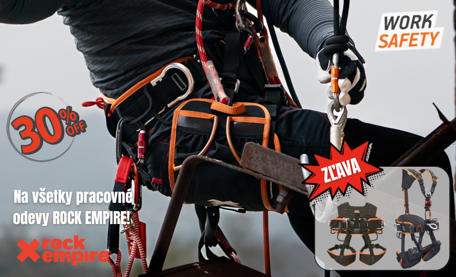 Bezpečnosť na prvom mieste s ROCK EMPIRE – pracovné postroje s 30 % zľavou