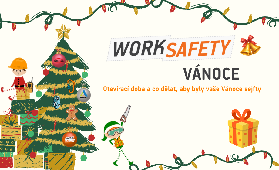 🎄 Worksafety Vánoce 2025:  sváteční otevírací doba a co dělat aby byly vaše Vánoce sejfty
