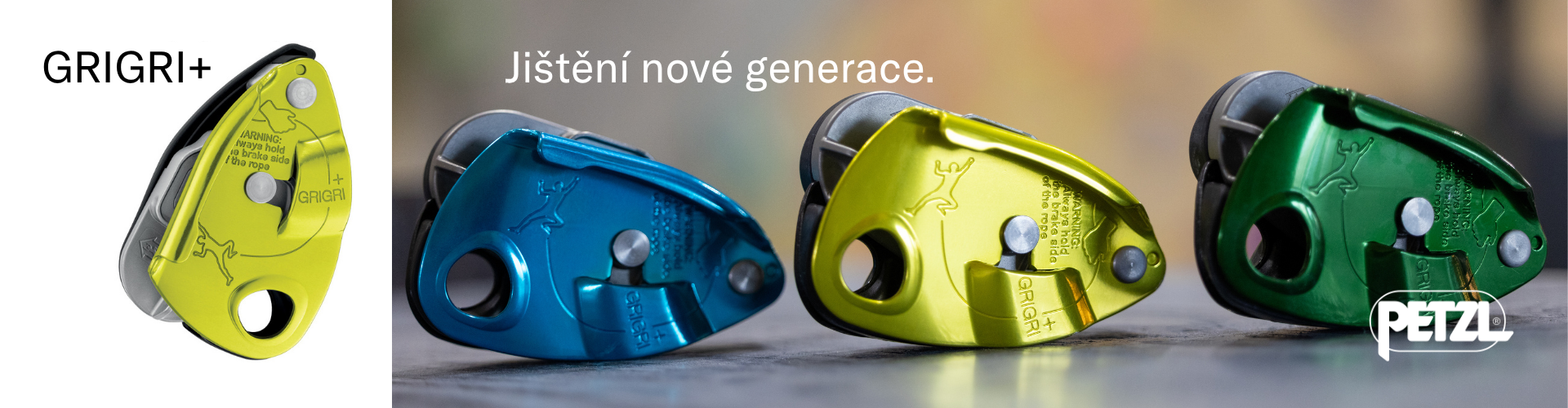 Petzl - jistící brzda Grigri+