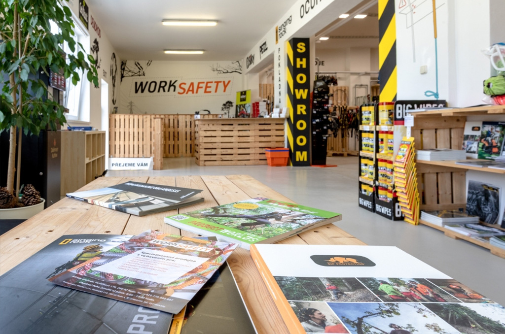 Kamenná predajňa Worksafety