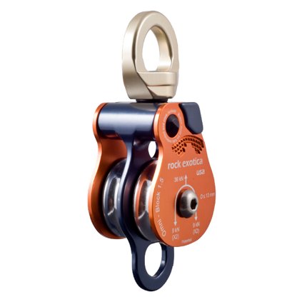 Rock Exotica reel with Omni-Block 1.5 Double swivel
