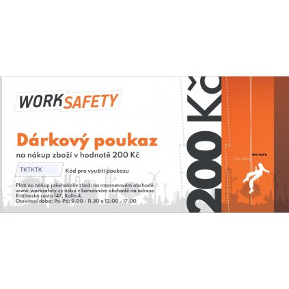 Gift voucher - 200 CZK