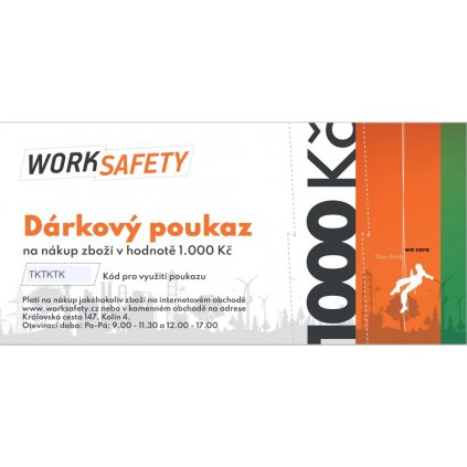 Gift voucher - 1000 CZK