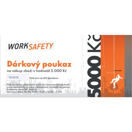 Gift voucher - 5000 CZK