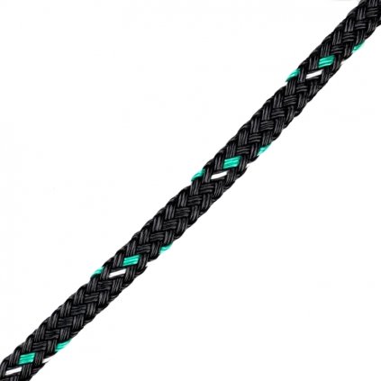 GEFA hollow rope PES 2t - green/white - yardage