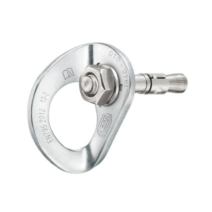 PETZL rivet with COEUR BOLT STAINLESS plaque