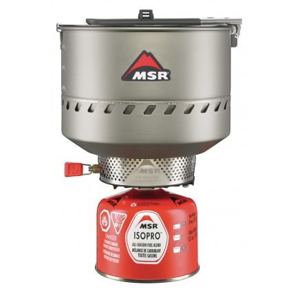MSR cooker system with REACTOR 2.5 L accessories