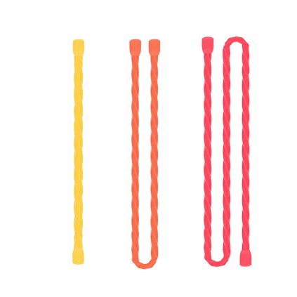 LIFEVENTURE Silicone Ties