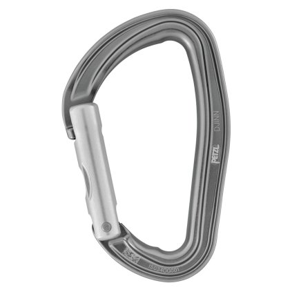 Petzl DJINN carabiner grey - straight gate