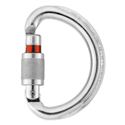 Petzl OMNI SCREW LOCK vícesměrová karabina s pojistkou