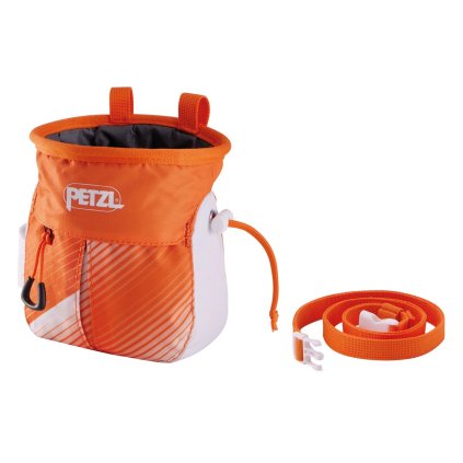 Petzl SAKAPOCHE ORANGE WHITE vrecko na magnézium oranžové