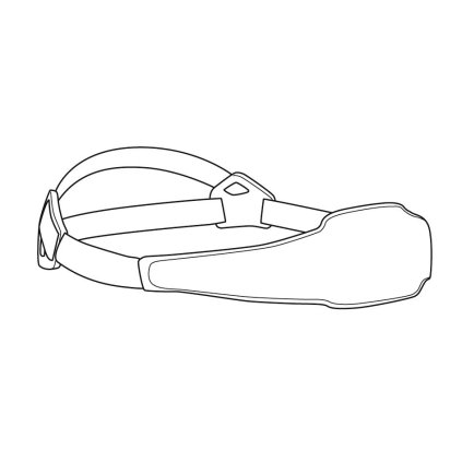 Petzl ČERNÝ ELASTICKÝ PÁSEK pro SWIFT RL pro starší typ čelovek