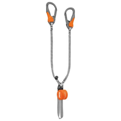 Petzl SCORPIO EASHOOK via ferrata shock absorber with Eashook carabiner