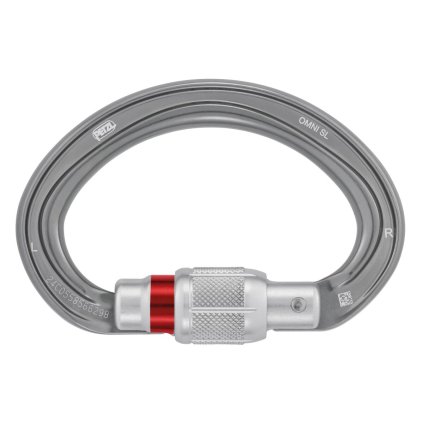 Petzl OMNI SCREW LOCK vícesměrová karabina s pojistkou