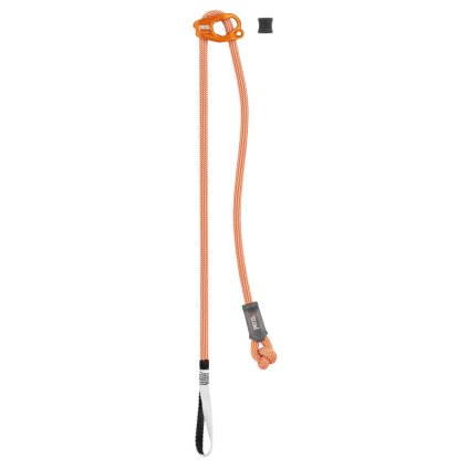 Petzl CONNECT ADJUST jednoduchá nastavitelná odsedávací smyčka červená