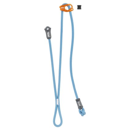 Petzl DUAL CONNECT ADJUST dvojitá slučka s 1 nastaviteľným ramenom modrá