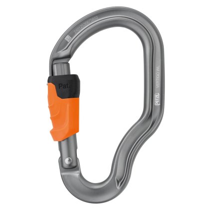 Petzl VERTIGO WIRE-LOCK carabiner with wire-lock gate – pack of 10