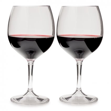 GSI OUTDOORS Nesting Red Wine Glass Set